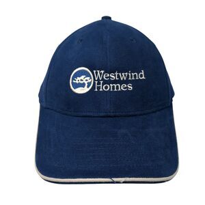 Westwind Homes Fitted Hat Blue L/XL Solid Embroidered Nu-Fit KC Caps
